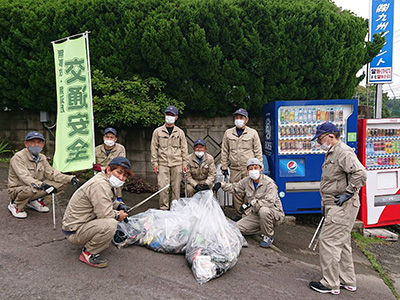 加工場周辺清掃ボランティア