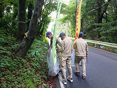 加工場周辺清掃ボランティア3